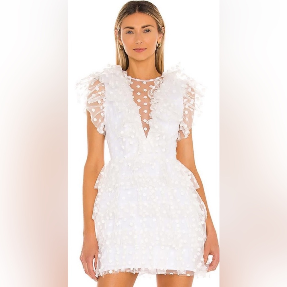 Majorelle polka dot dress